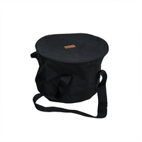Thumbnail for OzWit's 10 inch Camp Oven bag - 4.5qrt Black Canvas