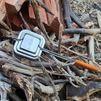 Thumbnail for Campfire cooking with Travel Pits Stainless Steel Jaffle Iron – perfect camping toastie maker for outdoor adventures