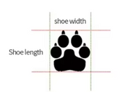Thumbnail for Dog shoes, dog socks, dog booties, waterproof dog shoes, dog shoes for small to extra large dogs, Paw Measument