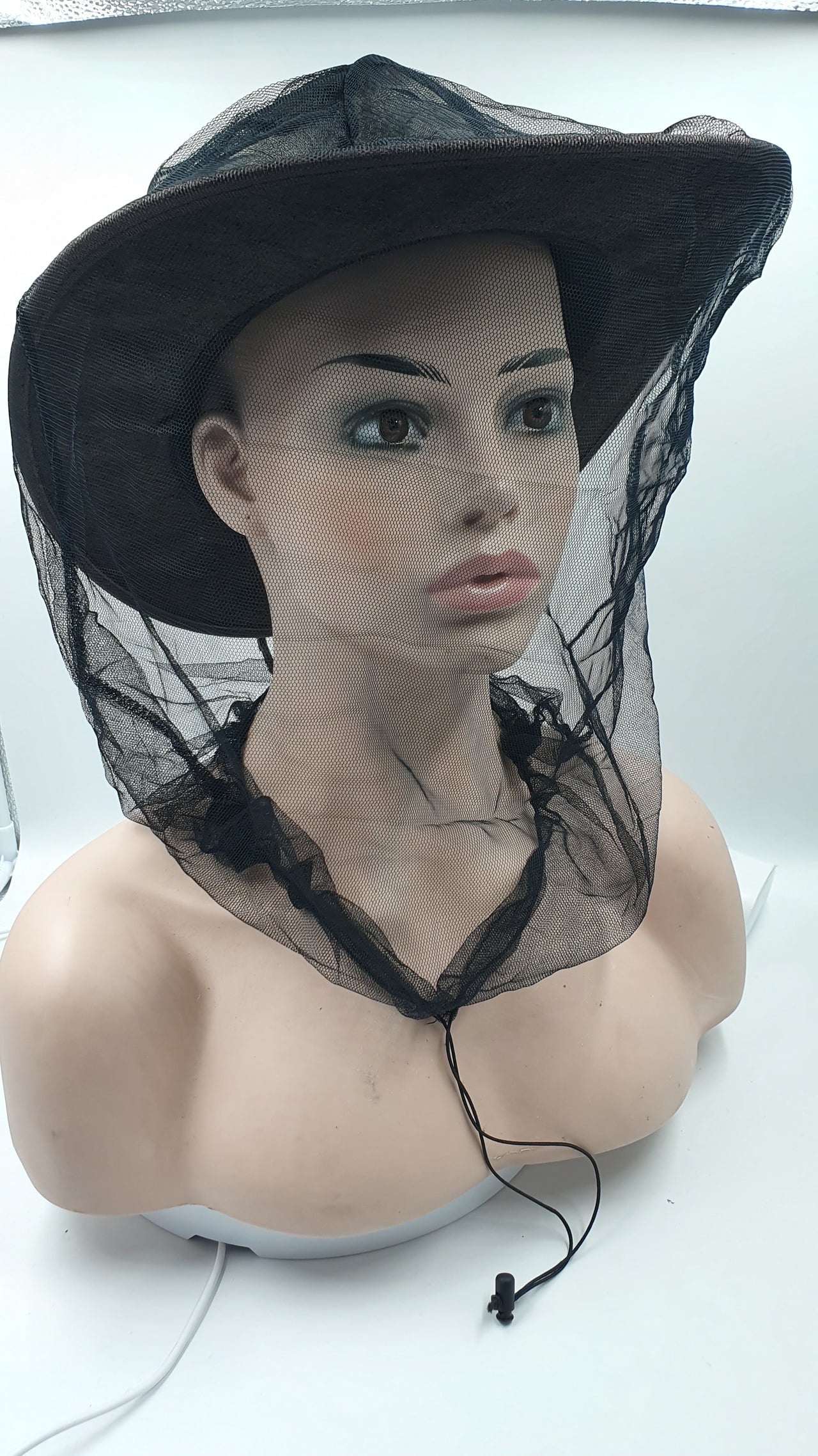 Fly net with bag, Over Hat, OzWit, Black
