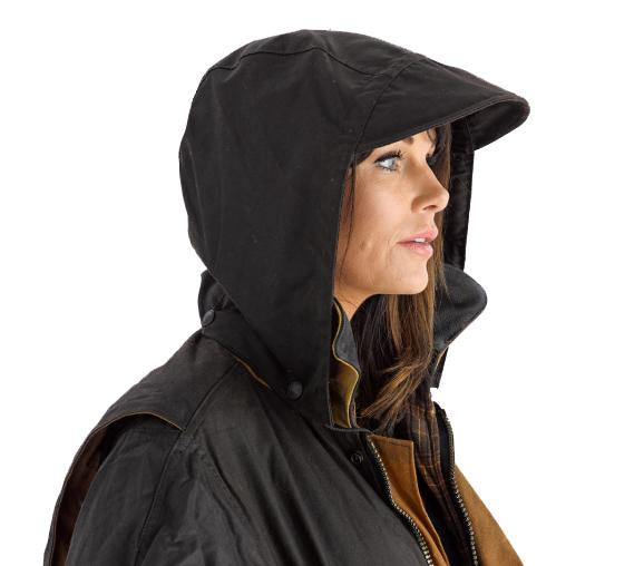 Australian Oilskin hood, suitable for men and women's jackets
