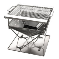 Thumbnail for quokka fire pit, camping fire, portable fire pit,Large Quokka Folding Fire Pit – Portable BBQ and Campfire Pit, OzWit