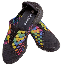Thumbnail for Skooda Water Shoes Black Sporty round lace