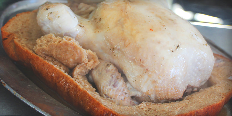 Herb Chicken in Sourdough Bread