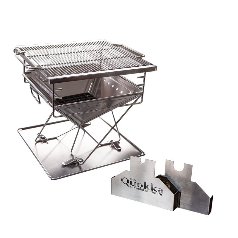 Medium Quokka Fire Pit, Camping Fire, Portable Fire Pit, Rotisserie Brackets, OzWit, Travel Pits