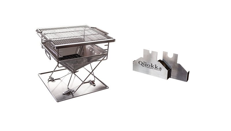 Medium Quokka Fire Pit, Camping Fire, Portable Fire Pit, Rotisserie Brackets, OzWit, Travel Pits