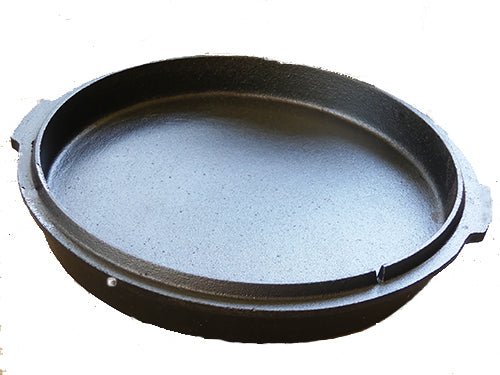 Cast iron camp oven lid