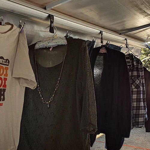 Awning Utility Tabs, Clothes Line