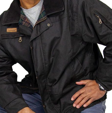 The Bomber, Oilskin Jacket, OzWit, Stylish