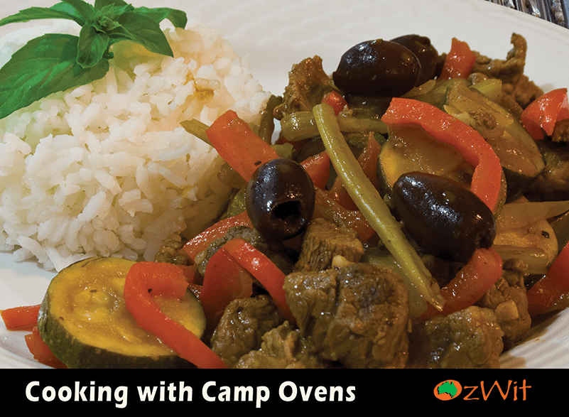 Camp oven cook books, camp oven cooking, Cooking With Camp Ovens, The Camp Kitchen, OzWit, Recipes, Greek Lamb Pot Roast