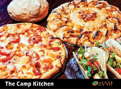 The Camp Kitchen, OzWit, Camp Oven Cooking, Pizza