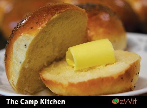 The Camp Kitchen, OzWit, Camp Oven Cooking, Dinner Rolls