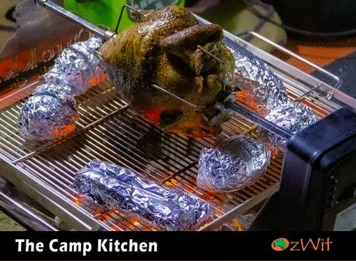 The Camp Kitchen, OzWit, Camp Oven Cooking, Roast