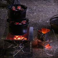 Thumbnail for Family pack, OzWit's Australian made 10 inch and 12 inch spun steel camp oven,  OzWit