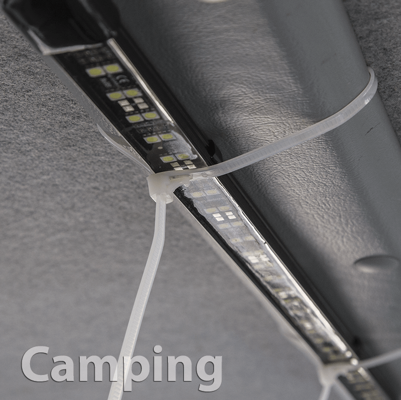 Reusable Cable Ties, made from nylon and are UV stabilised, Zipped Up, OzWit, Hang Lights, Camping