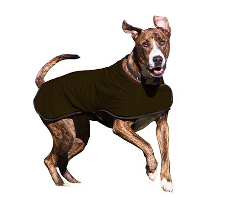 Oilskin Dog Coats Wool Lined