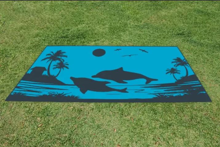 Outdoor mat, caravan mat, camping mat