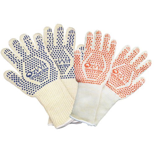 Heat gloves with silicon dots rated to 300 degrees, pair, His and Hers