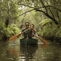 Thumbnail for Stylish floating sunglasses for canoeing and driving.
