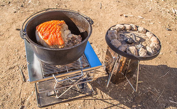 Australian made spun steel camp oven, OzWit