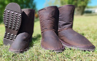 Thumbnail for Tarrakoota, Oilskin Uggs, Australian Made, Tred, OzWit, Australian Oilskin, Australian Wool,