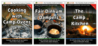 Thumbnail for Tri Pack, Cooking With Camp Ovens, Fair Dinkum Dampers, The Camp Kitchen, OzWit, OzWit’s Cooking Collection,