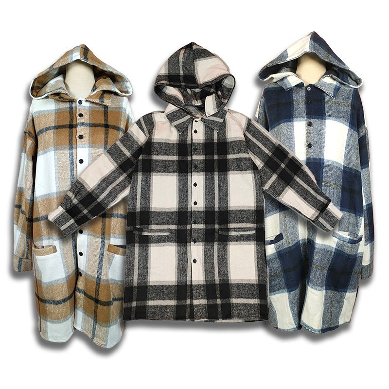 Tarrakoota, Hooded Unisex 3/4 Coat, Three Colours