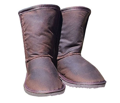 Tarrakoota, Oilskin Uggs, Australian Made, OzWit, Australian Oilskin, Australian Wool,