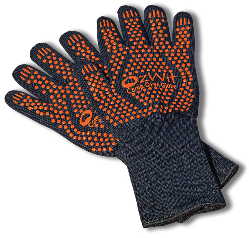 Black heat resistant gloves 500 degree