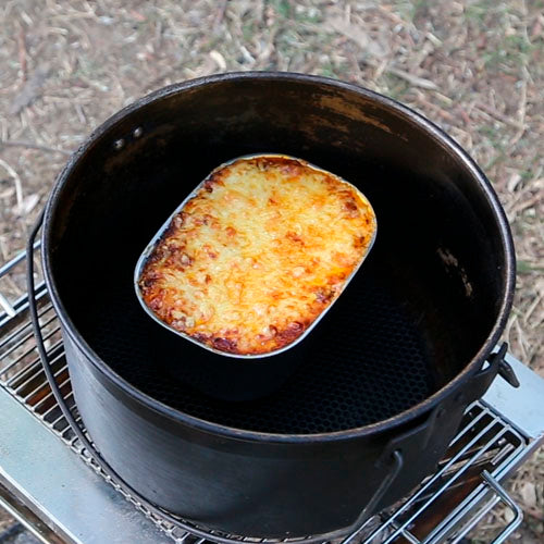 OzWit's 12 inch Spun Steel Camp Oven Pack, Dutch Oven Pack.