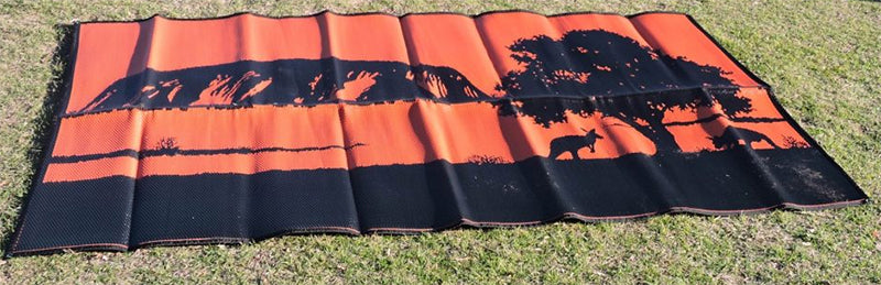 Outback camping mat made from recycled poly.